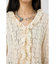 CUT LACE RUFFLE ブラウス