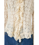 CUT LACE RUFFLE ブラウス
