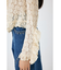 CUT LACE RUFFLE ブラウス