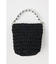 KNITTED サテンバッグ