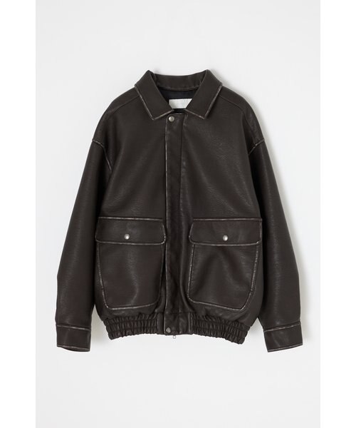 F／LEATHER A-2 フライトジャケット｜マウジーの通販｜&mall（アンド