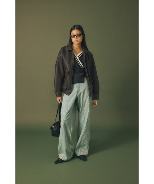 F／LEATHER A-2 フライトジャケット｜マウジーの通販｜&mall（アンド