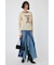 SHEER LOGO ロングスリーブTシャツ