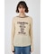 SHEER LOGO ロングスリーブTシャツ