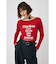 SHEER LOGO ロングスリーブTシャツ