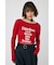 SHEER LOGO ロングスリーブTシャツ