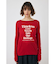 SHEER LOGO ロングスリーブTシャツ