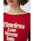 SHEER LOGO ロングスリーブTシャツ
