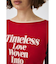 SHEER LOGO ロングスリーブTシャツ