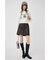 JACQUARD MOUSSY ニットトップス