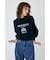 JACQUARD MOUSSY ニットトップス