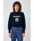 JACQUARD MOUSSY ニットトップス