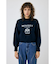 JACQUARD MOUSSY ニットトップス