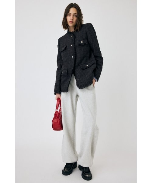 VELOUR ツイード ジャケット｜マウジーの通販｜&mall（アンドモール