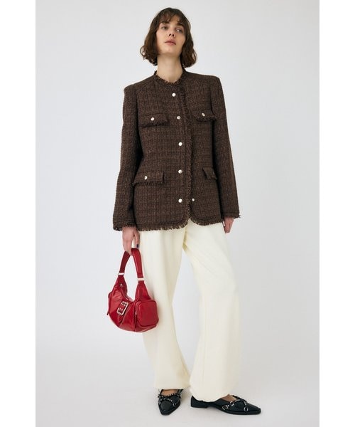 VELOUR ツイード ジャケット｜マウジーの通販｜&mall（アンドモール