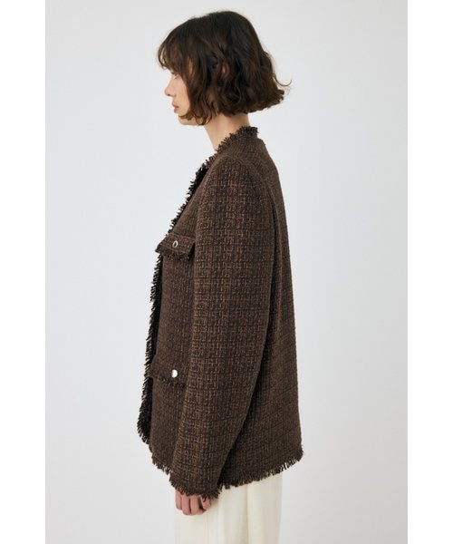 VELOUR ツイード ジャケット｜マウジーの通販｜&mall（アンドモール