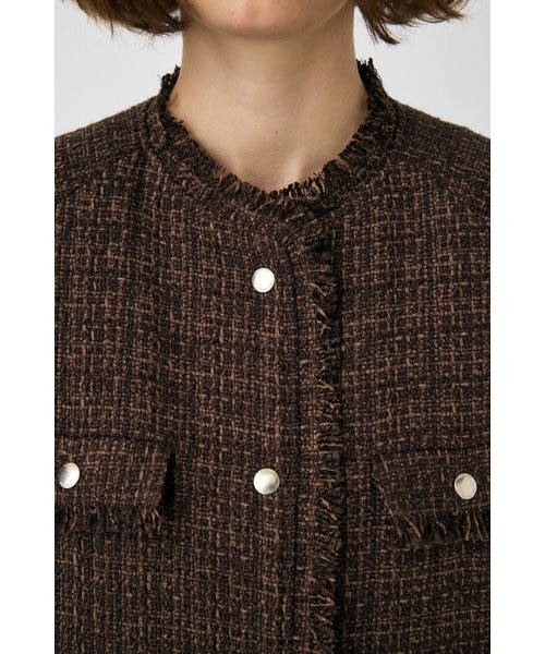 VELOUR ツイード ジャケット｜マウジーの通販｜&mall（アンドモール