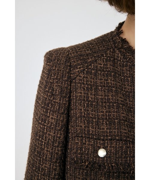 VELOUR ツイード ジャケット｜マウジーの通販｜&mall（アンドモール