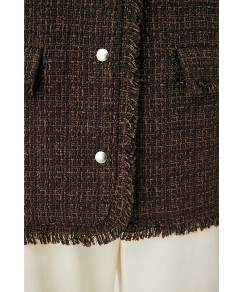 VELOUR ツイード ジャケット｜マウジーの通販｜&mall（アンドモール