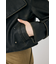 F／LEATHER SHORT トレンチジャケット