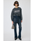 RHINESTONE MOUSSY クロップド プルオーバー