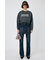 RHINESTONE MOUSSY クロップド プルオーバー