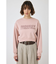 RHINESTONE MOUSSY クロップド プルオーバー