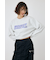 RHINESTONE MOUSSY クロップド プルオーバー