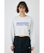 RHINESTONE MOUSSY クロップド プルオーバー