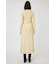 WAIST RIBBON モックネックドレス