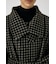 STANDCOLLAR PLAID コクーンコート