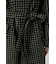 STANDCOLLAR PLAID コクーンコート