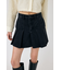 PLEATED デニムミニスカート