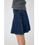 PLEATED デニムミニスカート
