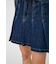 PLEATED デニムミニスカート