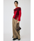 INTARSIA SLIT セーター