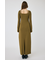 SQUARE NECK ロングニットドレス