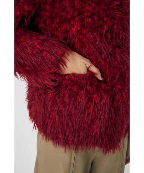 FEATHER YARN オーバーサイズカーディガン｜マウジーの通販｜&mall