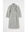 シャギーロングコート リサイクルポリエステル×ウール混