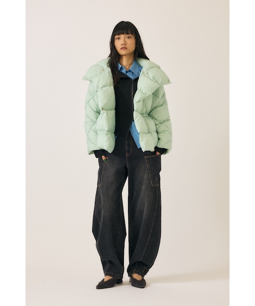 SQUARE PADDED ジャケット｜マウジーの通販｜&mall（アンドモール