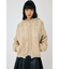 CABLE ZIP UP ニットフーディ