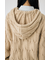 CABLE ZIP UP ニットフーディ