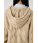 CABLE ZIP UP ニットフーディ