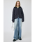 CABLE ZIP UP ニットフーディ