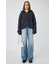 CABLE ZIP UP ニットフーディ
