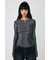 CROSS GATHER SLIM トップス