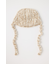 FLUFFY CROCHET HEAD キャップ