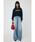 RHINESTONE MOUSSY プルオーバー