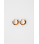 MARBLE CLASSIC HOOP イヤリング