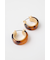 MARBLE CLASSIC HOOP イヤリング